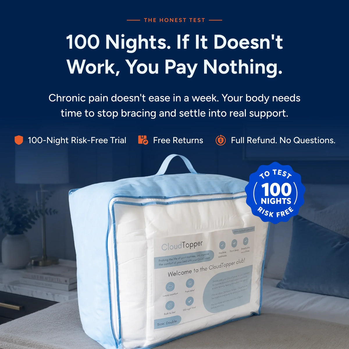 Sleepy Nights Topper 2.0 – perfekt pasform